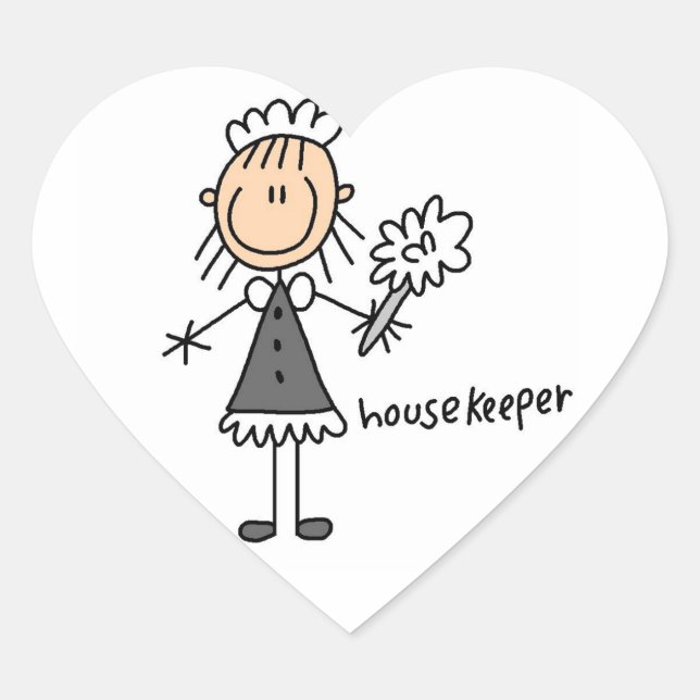 Sticker Cœur Concierge Bonhomme (Devant)