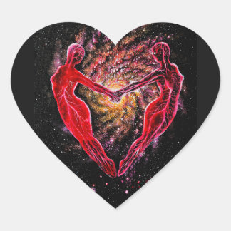 Sticker Cœur Connexion âme sœur