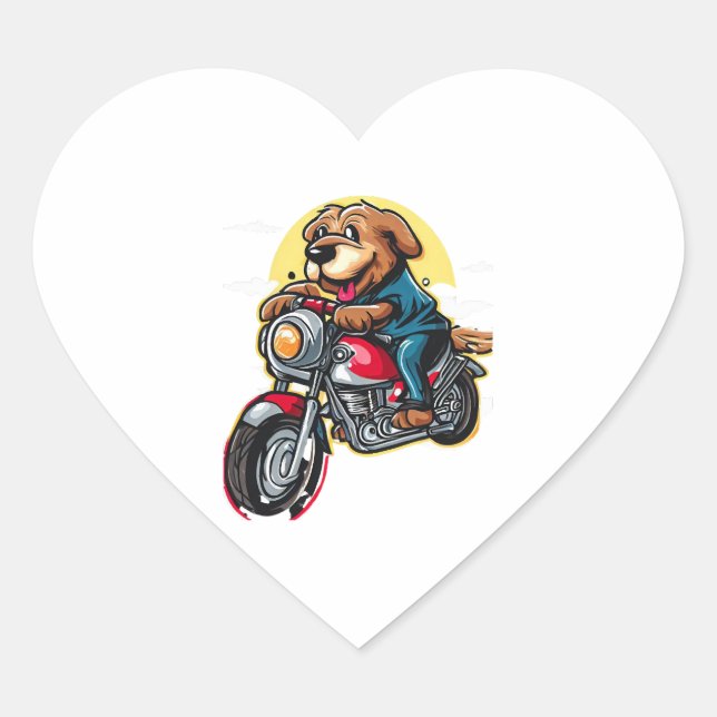 Sticker Cœur cool Dod (Devant)