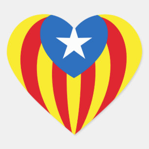 Sticker Cœur Cor d'Estelada Blava