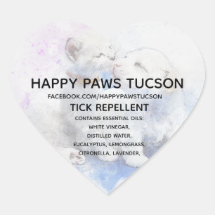 Sticker Cœur Cordes du coeur