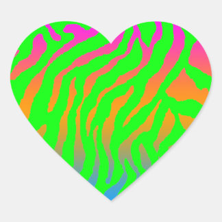 Sticker Cœur Corey Tiger 80s Tiger Stripes