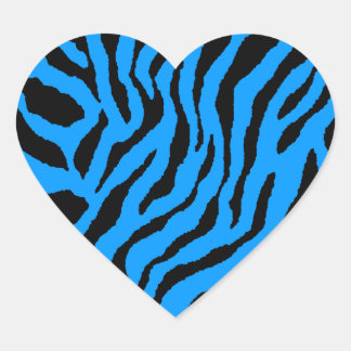 Sticker Cœur Corey Tiger Rayures Tigre 80s