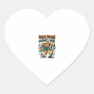 Sticker Cœur Côte d'Ivoire Match Day Skeleton Striker Nations C