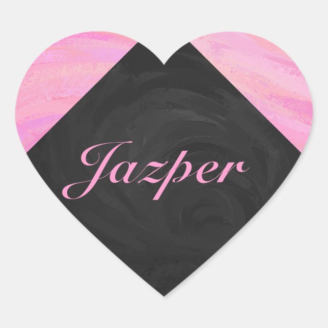 Sticker Cœur Coton Candy (Devant)