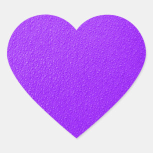 Sticker Cœur Couleurs à la mode au néon pourpres lumineuses