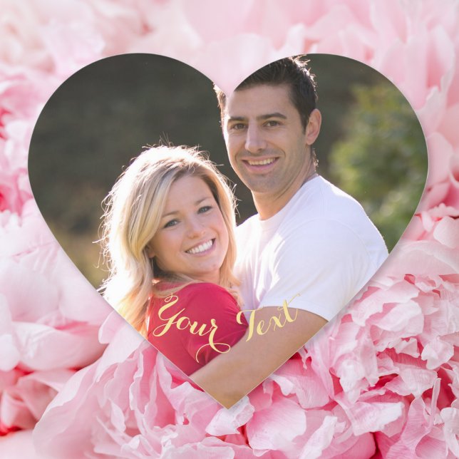 Sticker Cœur Créer une feuille d'autocollants photo en forme de (Create Custom Heart Shape Photo Stickers Sheet)