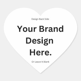 Sticker Cœur Créez Votre Propre Design et Imprimez