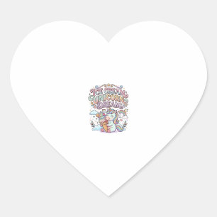 Sticker Cœur Crème Glacée Licorne Rêve de Licorne Typographie D
