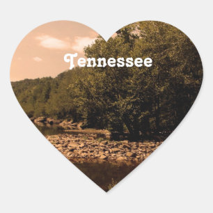 Sticker Cœur Crique du Tennessee