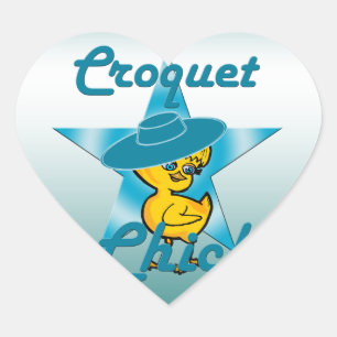 Sticker Cœur Croquet Chick #7