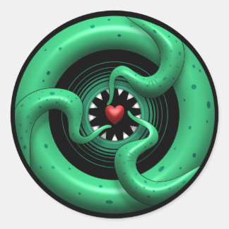 Sticker Coeur Cthulhu