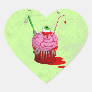 Sticker Cœur Cupcake Des Morts