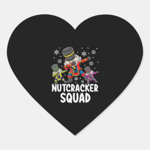 Sticker Cœur Dabbing Nutcracker Cousin Squad drôle Matching