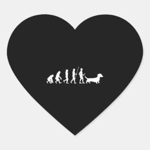 Sticker Cœur Dachshund Cadeau Dixie Wiener Doxie Dackel