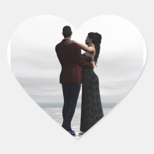 Sticker Cœur Danse avec moi