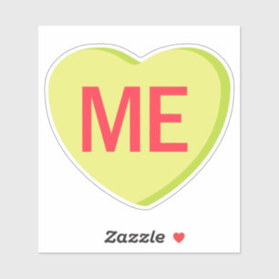 Sticker Cœur de bonbon - MOI