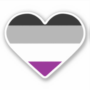 Sticker Coeur de la fierté sexuelle