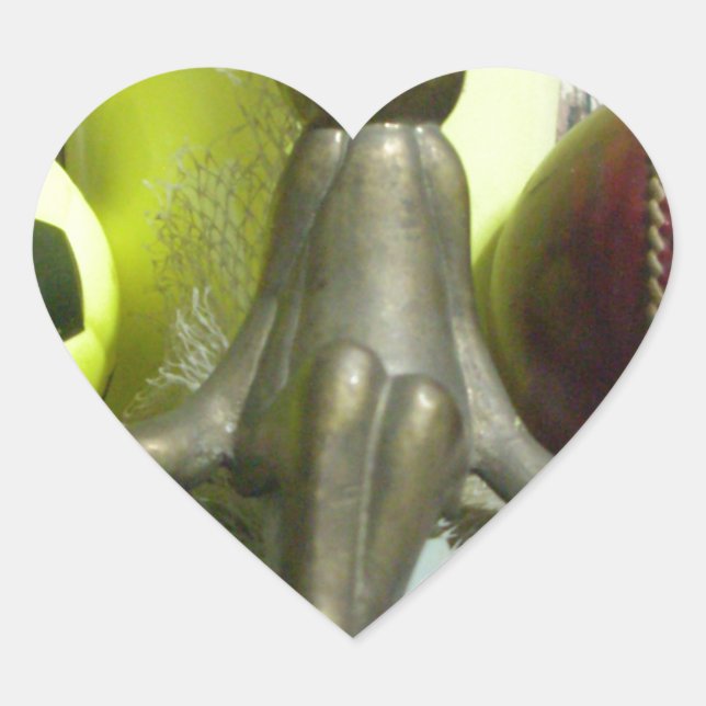 Sticker Cœur De l'autre côté du Pitch & Crease : Football Crick (Devant)