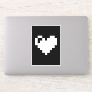 Sticker Coeur de pixel 8 bits