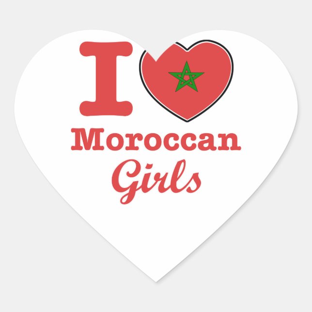 Sticker Cœur Design marocain (Devant)