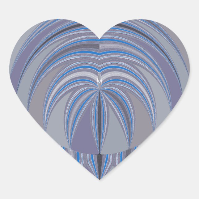 Sticker Cœur Design sans couture du grand coeur (Devant)