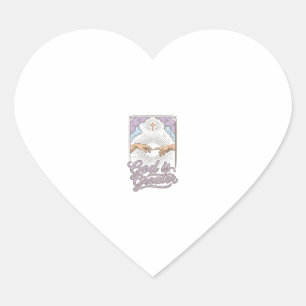 Sticker Cœur Dieu Est Plus Grand Chemise À Gravure Vintage Chré
