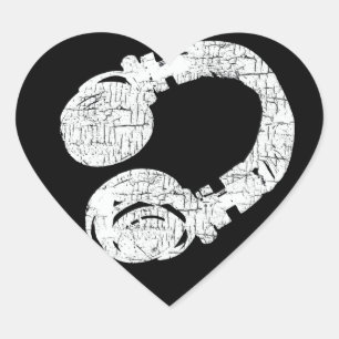 Sticker Cœur dj