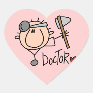 Sticker Cœur Docteur