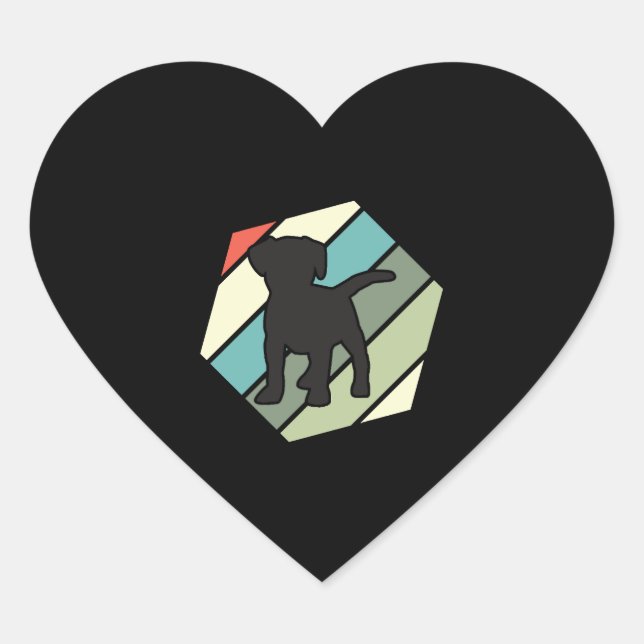 Sticker Cœur Dog (Devant)