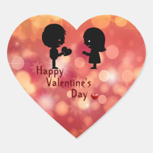 Sticker Cœur Donnez votre coeur