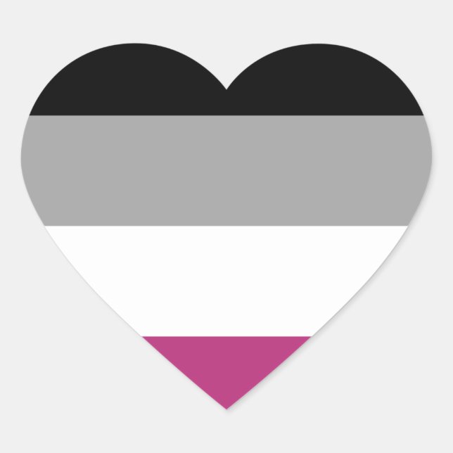 Sticker Cœur Drapeau de la Gynephilia Pride (Devant)