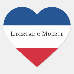 Sticker Cœur Drapeau Uruguay/Uruguay 33. Libertad Muerte