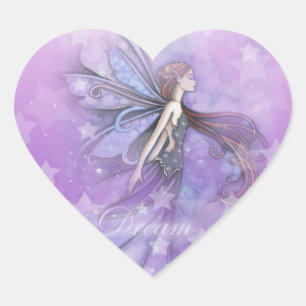 Sticker Cœur Dream Fairy in the Stars