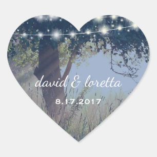 Sticker Cœur Éclairage de laine à crémaillère en bois Petit