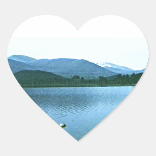 Sticker Cœur Écosse Cairngorm Mountains Art snap36688 jGibney