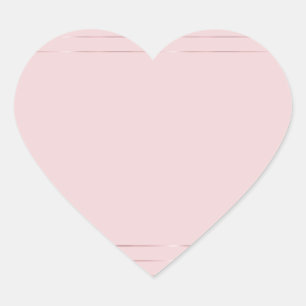 Sticker Cœur Élégant Rose Gold Blank Modèle moderne tendance