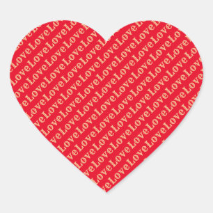 Sticker Cœur Élégant Tendance Moderne Meilleur Amour Populaire