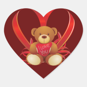 Sticker Cœur Élégant Tendance Moderne Meilleur Amour Populaire