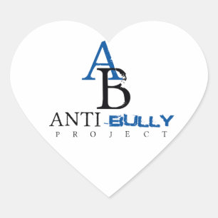 Sticker Cœur Éléments du projet anti-bulle pour promouvoir l'an