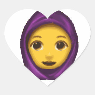 Sticker Cœur emoji hajib