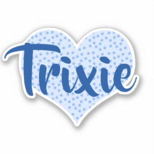 Sticker Cœur empreinte de patte personnalisé