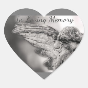 Sticker Cœur En mémoire d'amour