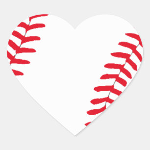 Sticker Cœur Engin de baseball