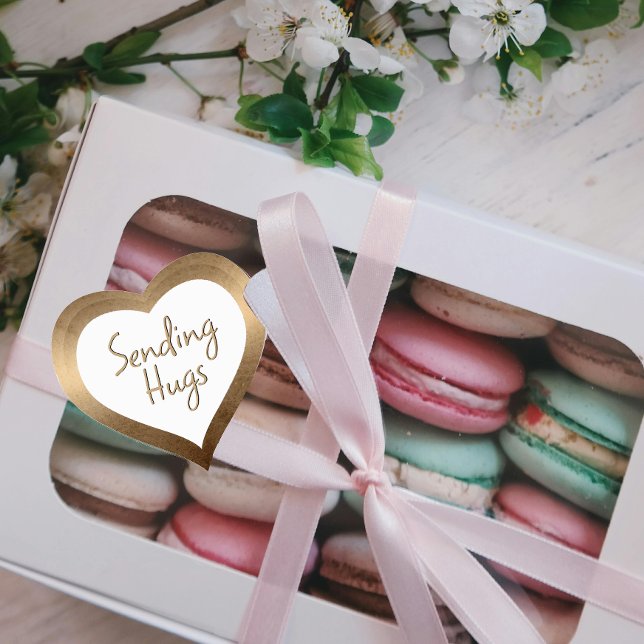 Sticker Cœur Envoi de carreaux Iridescente Bronze Coeur (Créateur téléchargé)