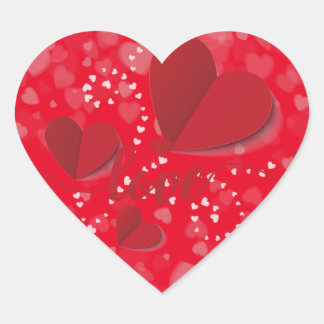 Sticker Cœur envoyer votre amour