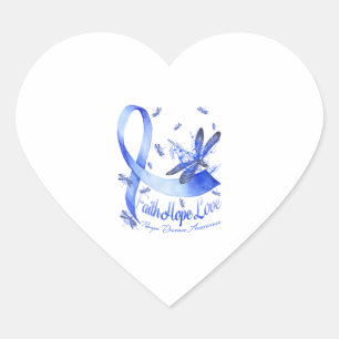 Sticker Cœur Équipe cycliste Faith Hope Love Pompe Disease