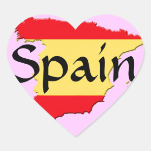 Sticker Cœur Espagne