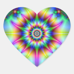 Sticker Cœur Étoile