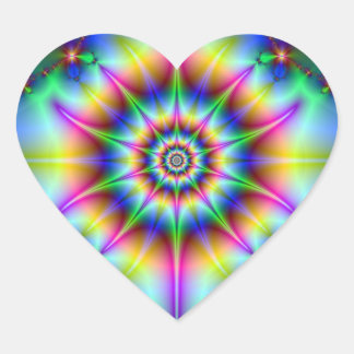 Sticker Cœur Étoile